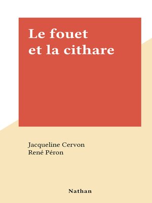 cover image of Le fouet et la cithare